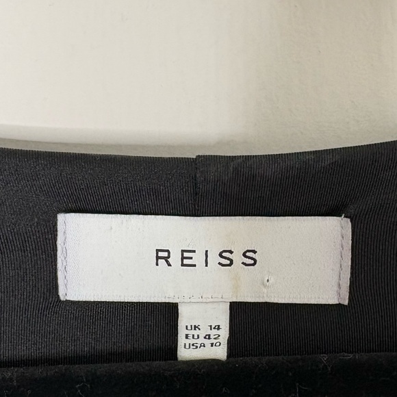 Reiss Black Long Sleeve Dress - Picture 10 of 10